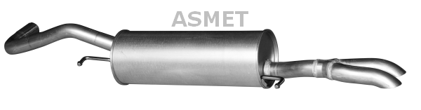 Глушитель выхлопных газов конечный - 06.019 ASMET